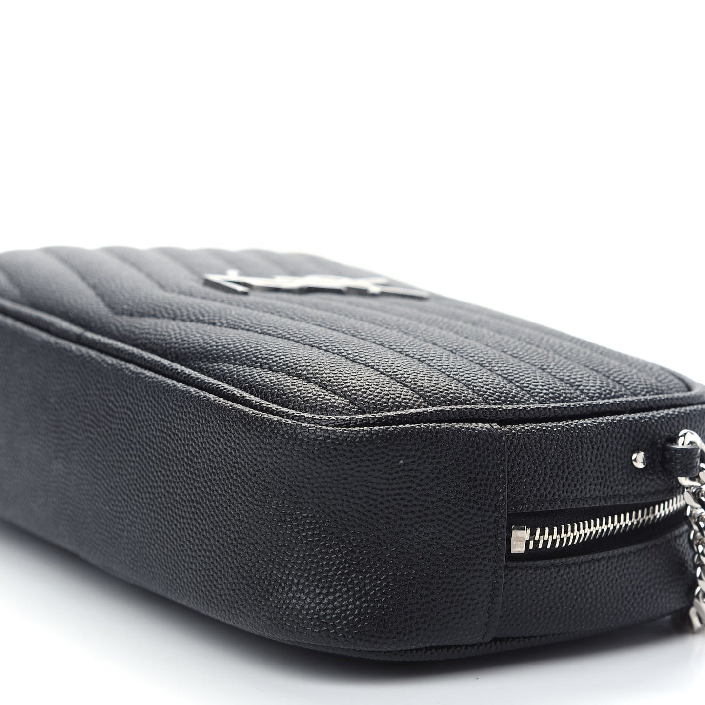 Grain De Poudre Matelasse Monogram Mini Lou Camera Bag Black