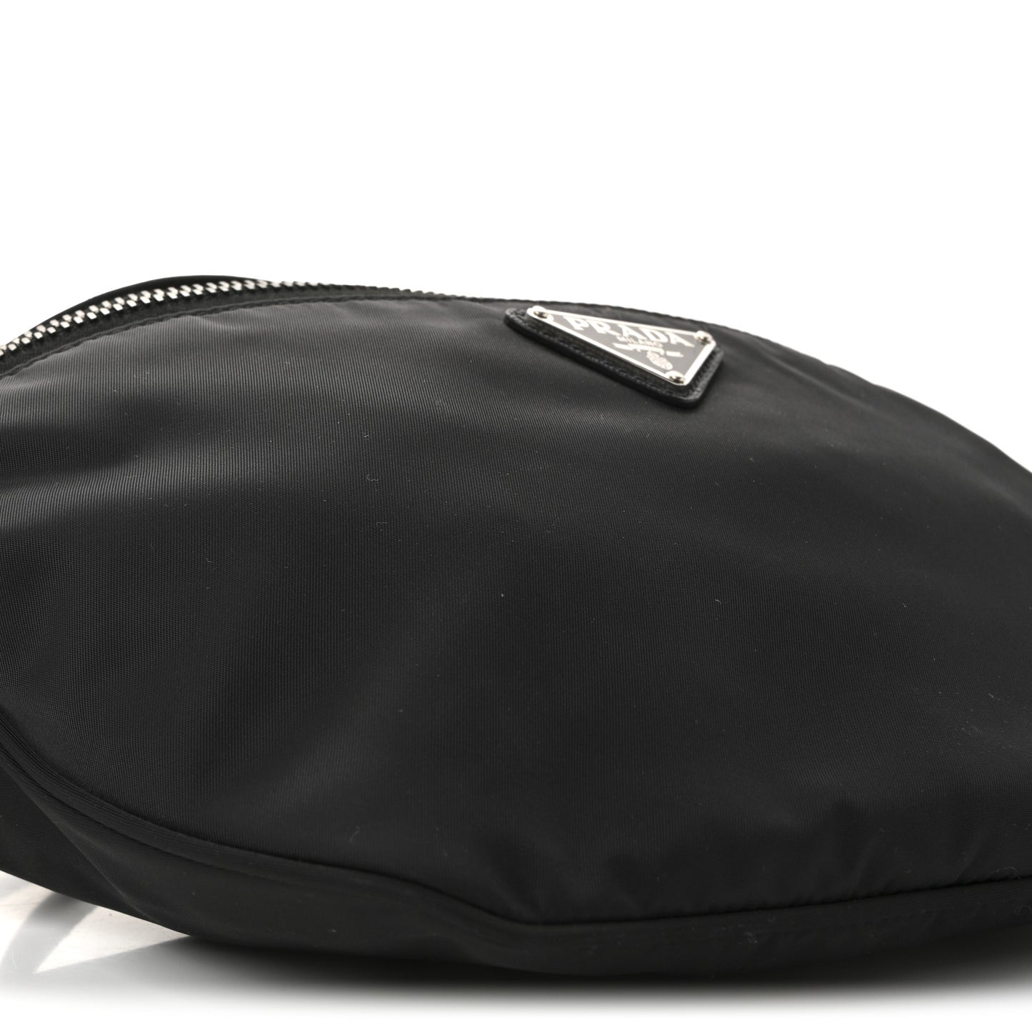 Tessuto Re-Nylon Saffiano Belt Bag Black