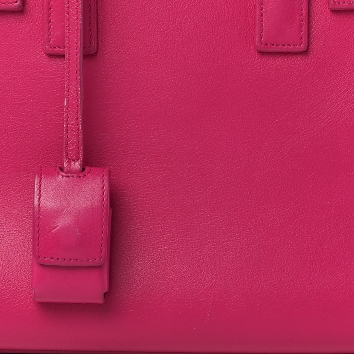 Calfskin Nano Sac De Jour Bubblegum