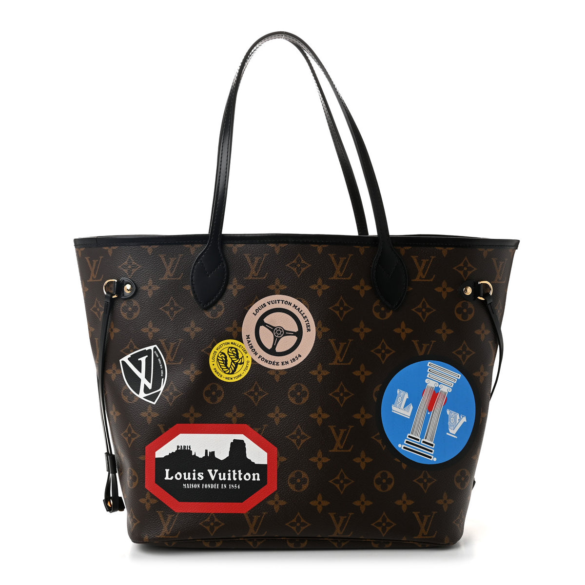 Louis Vuitton Monogram World Tour Neverfull MM 1 of 13