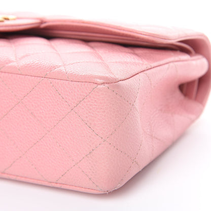 Chanel Caviar Quilted Small Double Flap Pink 9 of 19