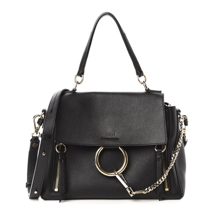 Chloe Calfskin Small Faye Day Shoulder Bag Black 1 of 11