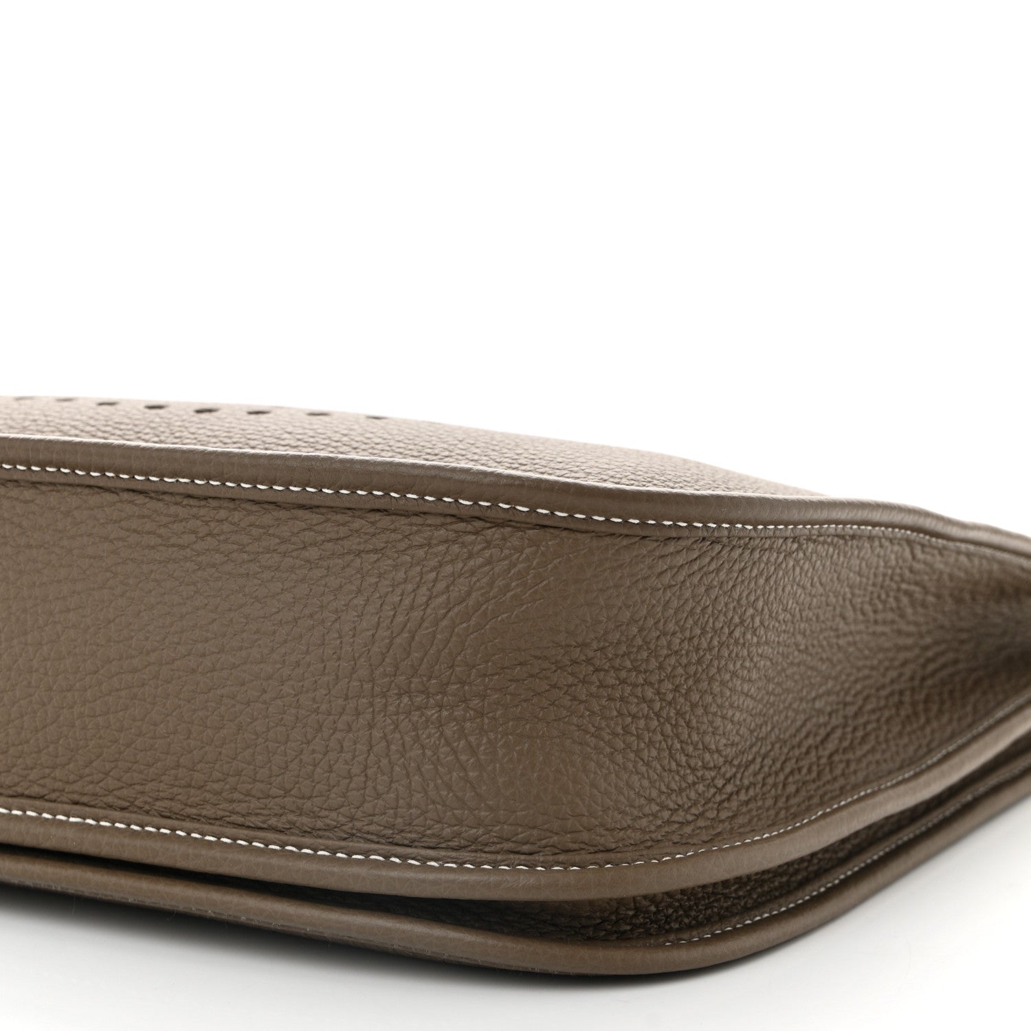 Hermes Taurillon Clemence EVELYNE III PM Etoupe 10 of 11