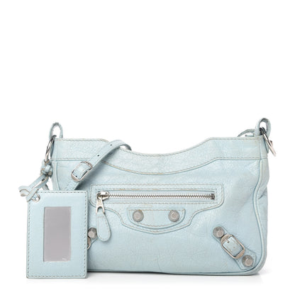 Balenciaga Agneau Giant 12 Silver Hardware Hip Bleu Dragee 1 of 16