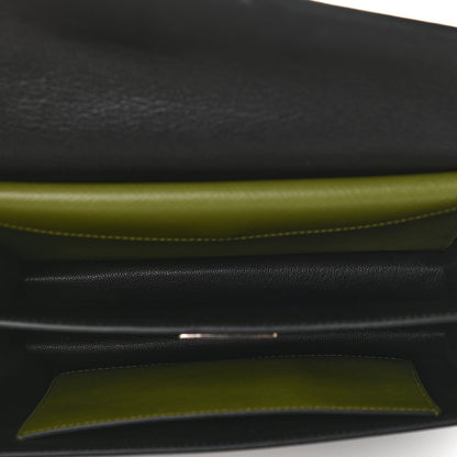 Prada Saffiano Lux Bi-Color Sound Shoulder Bag Mercurio Edera 5 of 8