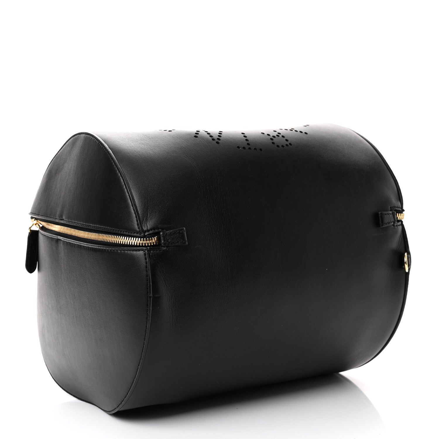 Stella McCartney Eco Alter Nappa Perforated Logo Shoulder Bag Black 4 of 10