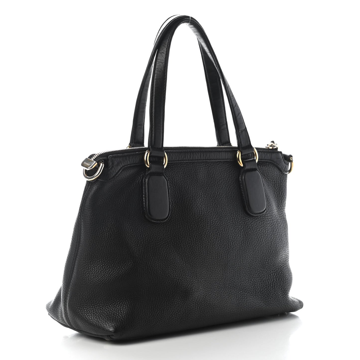 Cellarius Calfskin Small Soho Top Handle Satchel Black