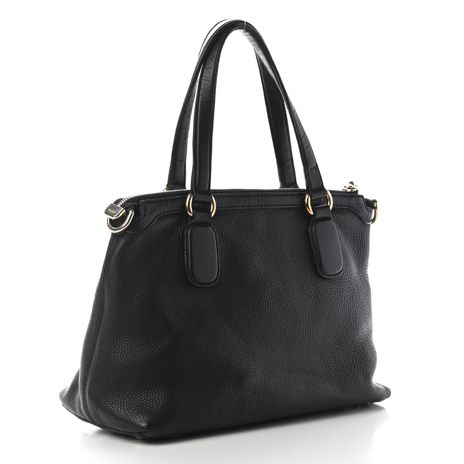 Gucci Cellarius Calfskin Small Soho Top Handle Satchel Black 2 of 10