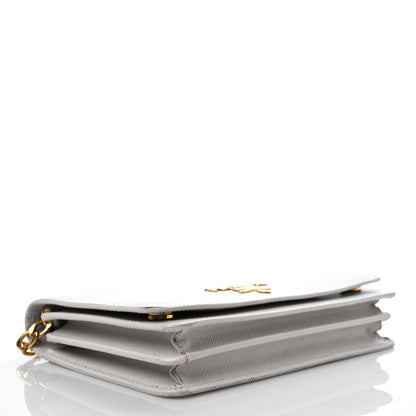 Prada Saffiano Lux Chain Wallet White 3 of 17