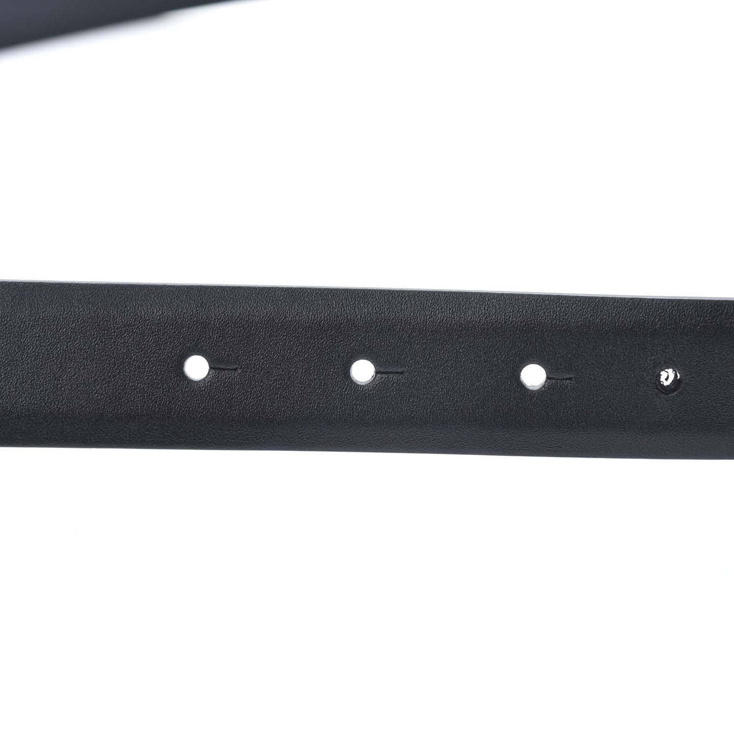 Calfskin CC Chain Logo Belt 90 36 Black
