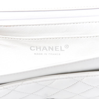 Chanel Lambskin Quilted Medium Single Flap White 5 of 12