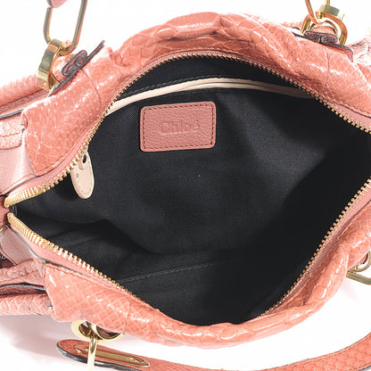 Chloe Python Medium Paraty Pink 5 of 12