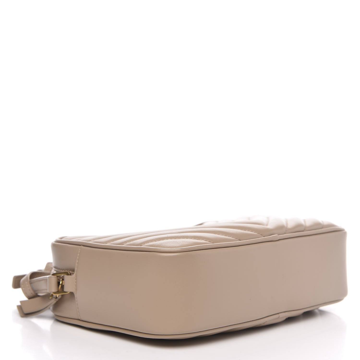 Saint Laurent Calfskin Matelasse Monogram Lou Camera Bag Dark Latte 4 of 11