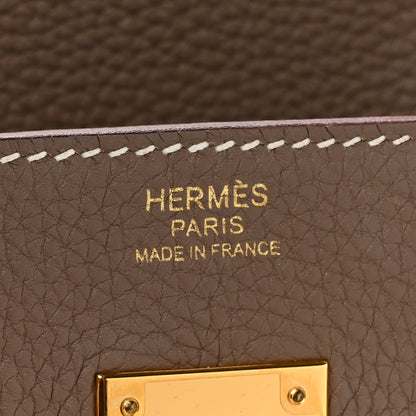 Hermes Togo Birkin 30 Etoupe 6 of 11