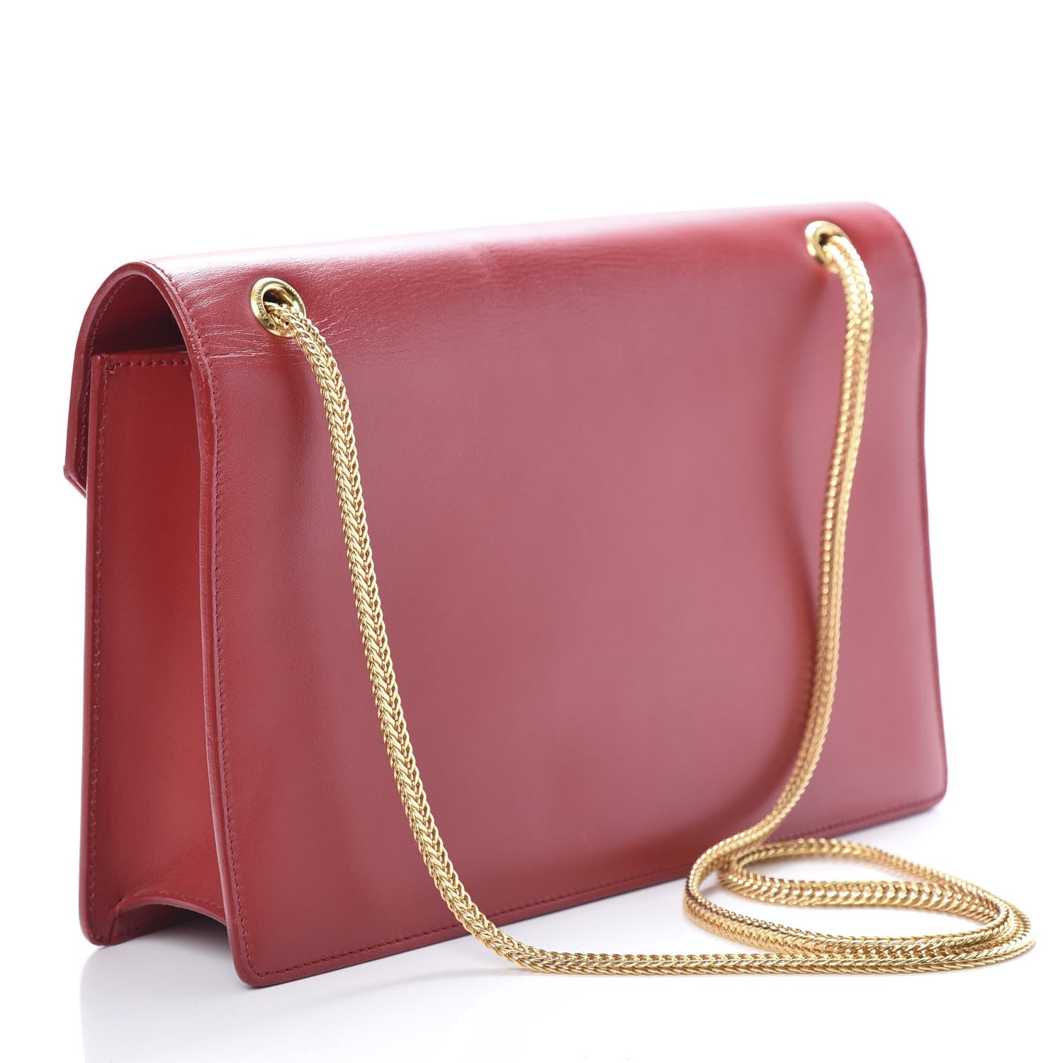 Saint Laurent Calfskin Medium Classic Betty Red 2 of 13