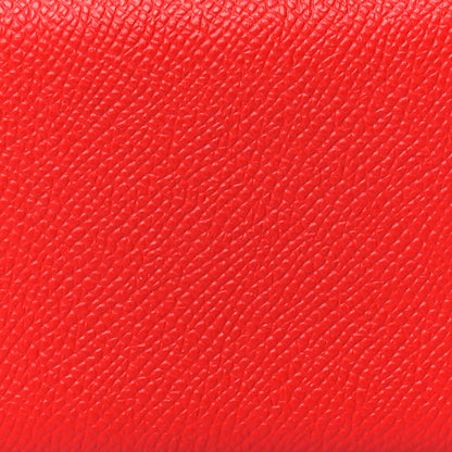 Hermes Epsom Calvi Card Case Rouge De Coeur 10 of 12