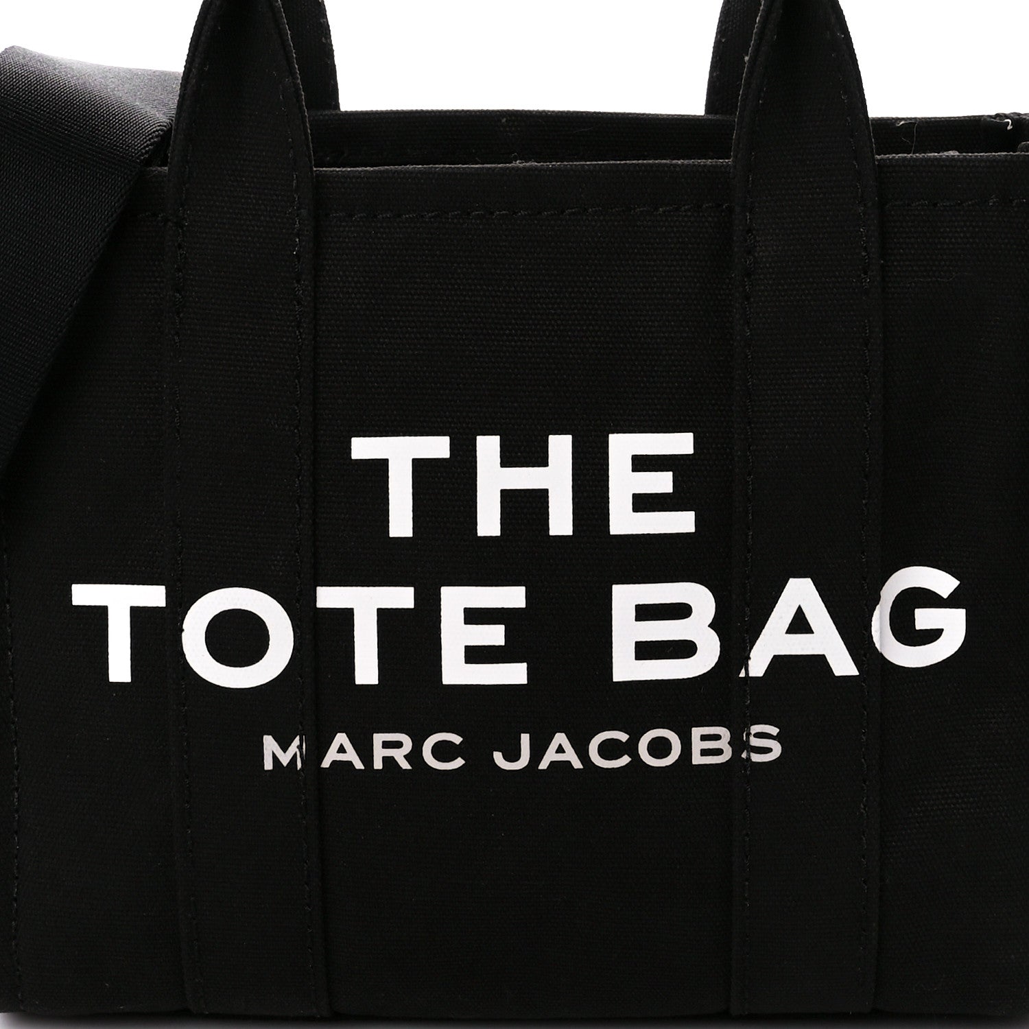 Marc Jacobs Cotton Canvas Small The Tote Bag Black 8 of 10