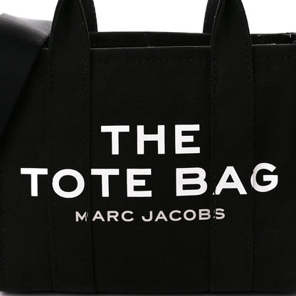 Marc Jacobs Cotton Canvas Small The Tote Bag Black 8 of 10