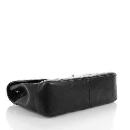 Chanel Caviar Quilted Jumbo Single Flap Black 4 of 8