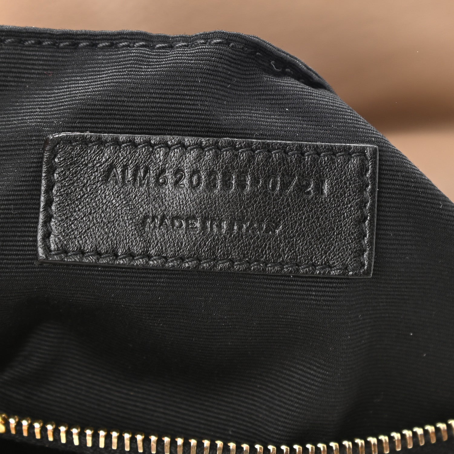 Saint Laurent Lambskin Quilted Toy Loulou Puffer Monogram Chain Satchel Dark Beige 8 of 12