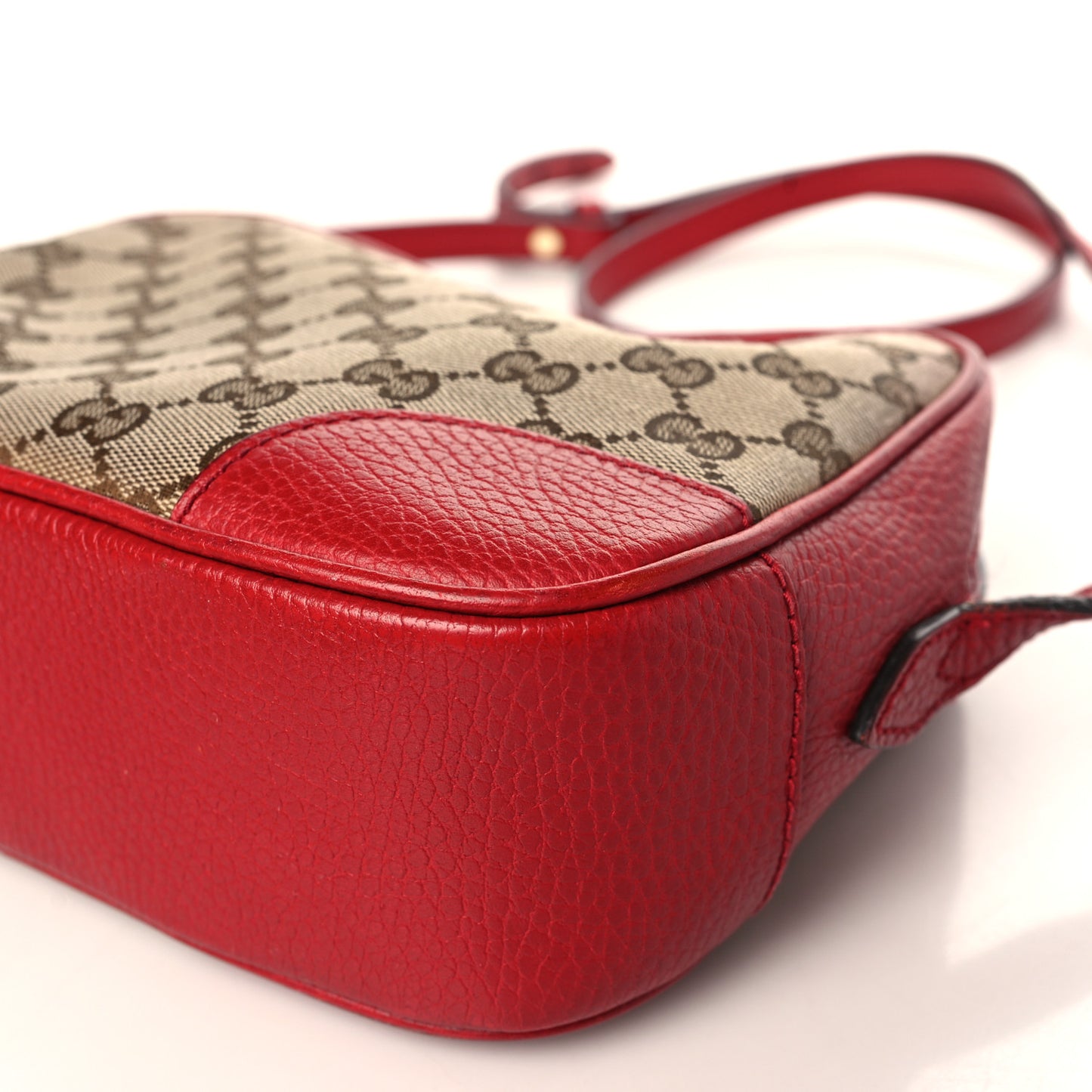 Monogram Mini Bree Messenger Bag Red