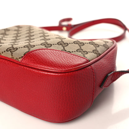 Gucci Monogram Mini Bree Messenger Bag Red 9 of 11