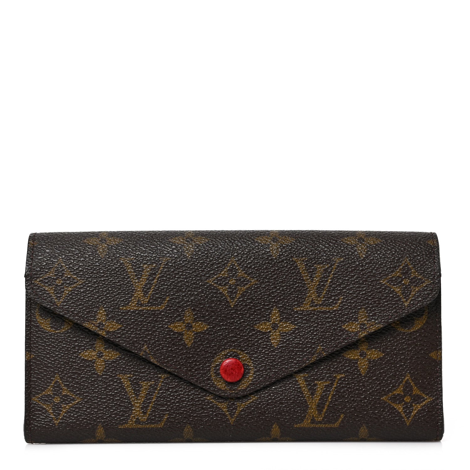 Louis Vuitton Monogram Josephine Wallet Red 1 of 9
