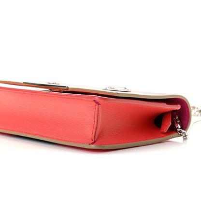 Fendi Vitello Elite Crystal Eye Monster Tube Wallet On Chain Bellini Multicolor 7 of 8