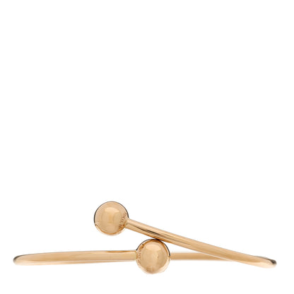 Tiffany 18K Rose Gold 8mm HardWear Ball Bypass Bracelet 1 of 3
