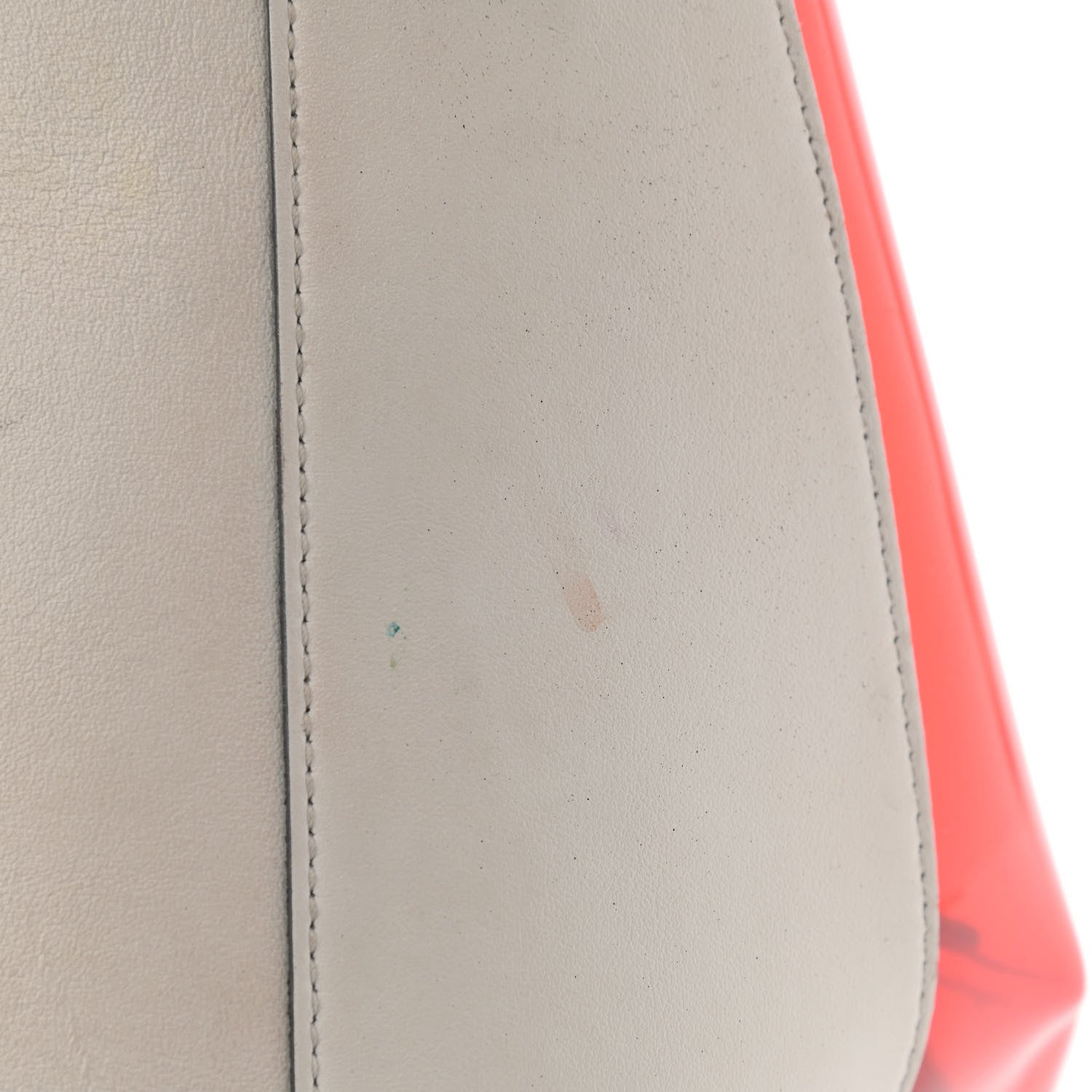 Christian Louboutin Calfskin PVC Love Spikes East West Cabata Tote Latte Multicolor 17 of 28