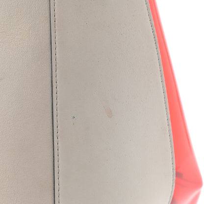 Christian Louboutin Calfskin PVC Love Spikes East West Cabata Tote Latte Multicolor 17 of 28