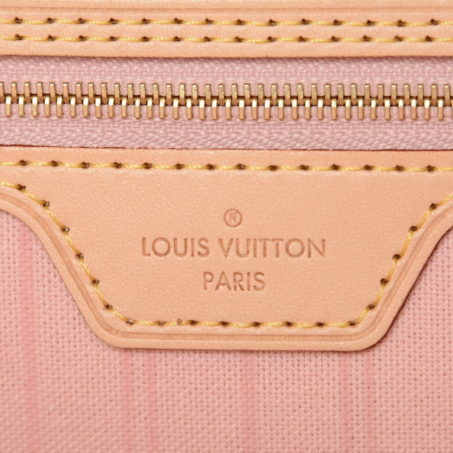 Damier Azur Neo Neverfull MM Rose Ballerine