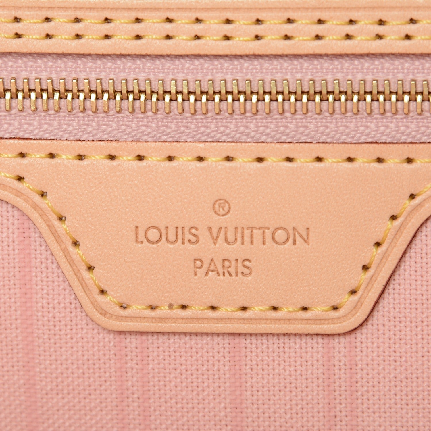Louis Vuitton Damier Azur Neo Neverfull MM Rose Ballerine 8 of 8