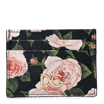 Dolce & Gabbana Dauphine Floral Print Card Holder Multicolor 1 of 6