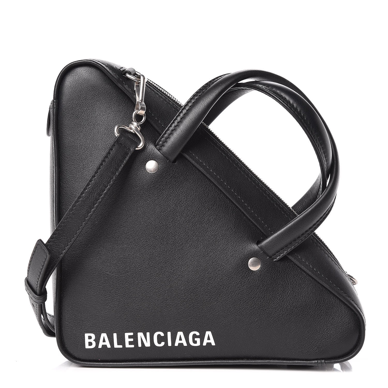 Balenciaga Calfskin XS Triangle Duffle Black 1 of 12