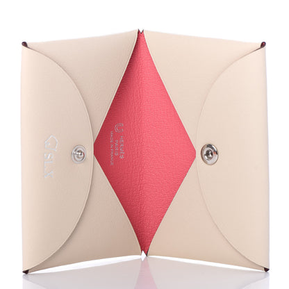 Hermes Swift Horseshoe Calvi Card Case Beton Rose Azalee 5 of 8