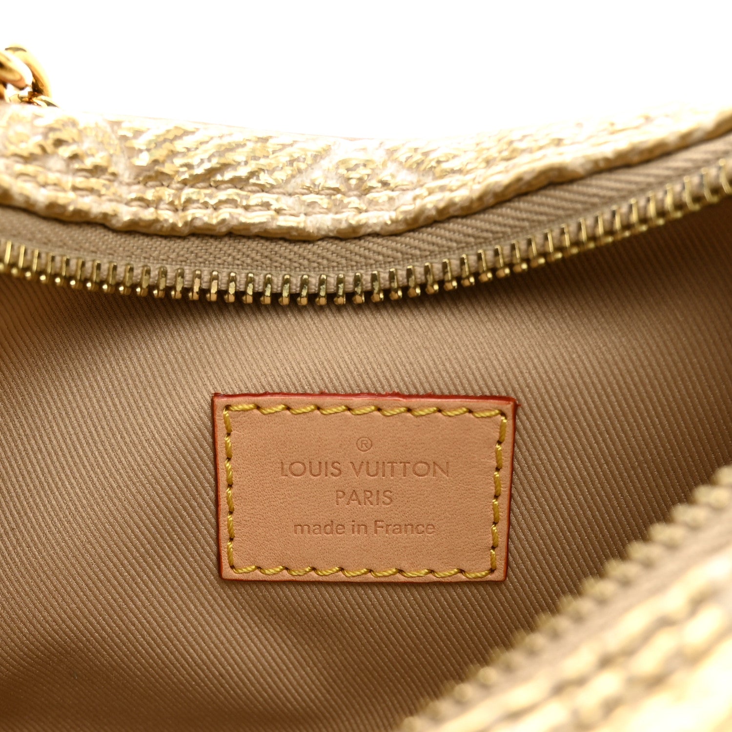 Louis Vuitton Monogram Jacquard Loop Gold 6 of 9
