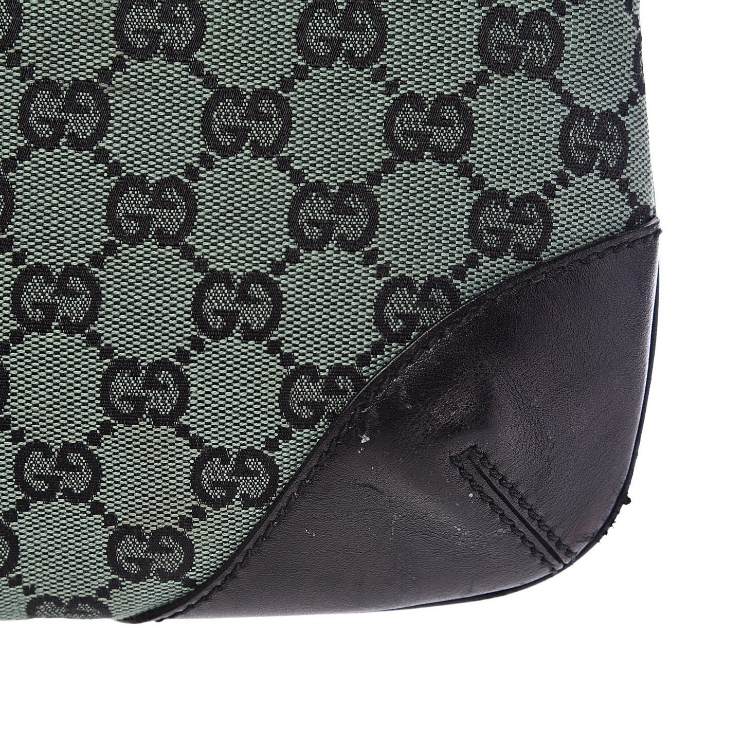 Monogram Signature Hobo Shoulder Bag Green