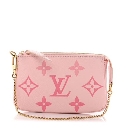 Louis Vuitton Empreinte Monogram Giant By The Pool Mini Pochette Accessories Bouton De Rose 1 of 8