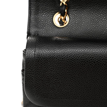 Chanel Caviar Quilted Medium Double Flap Black 13 of 13