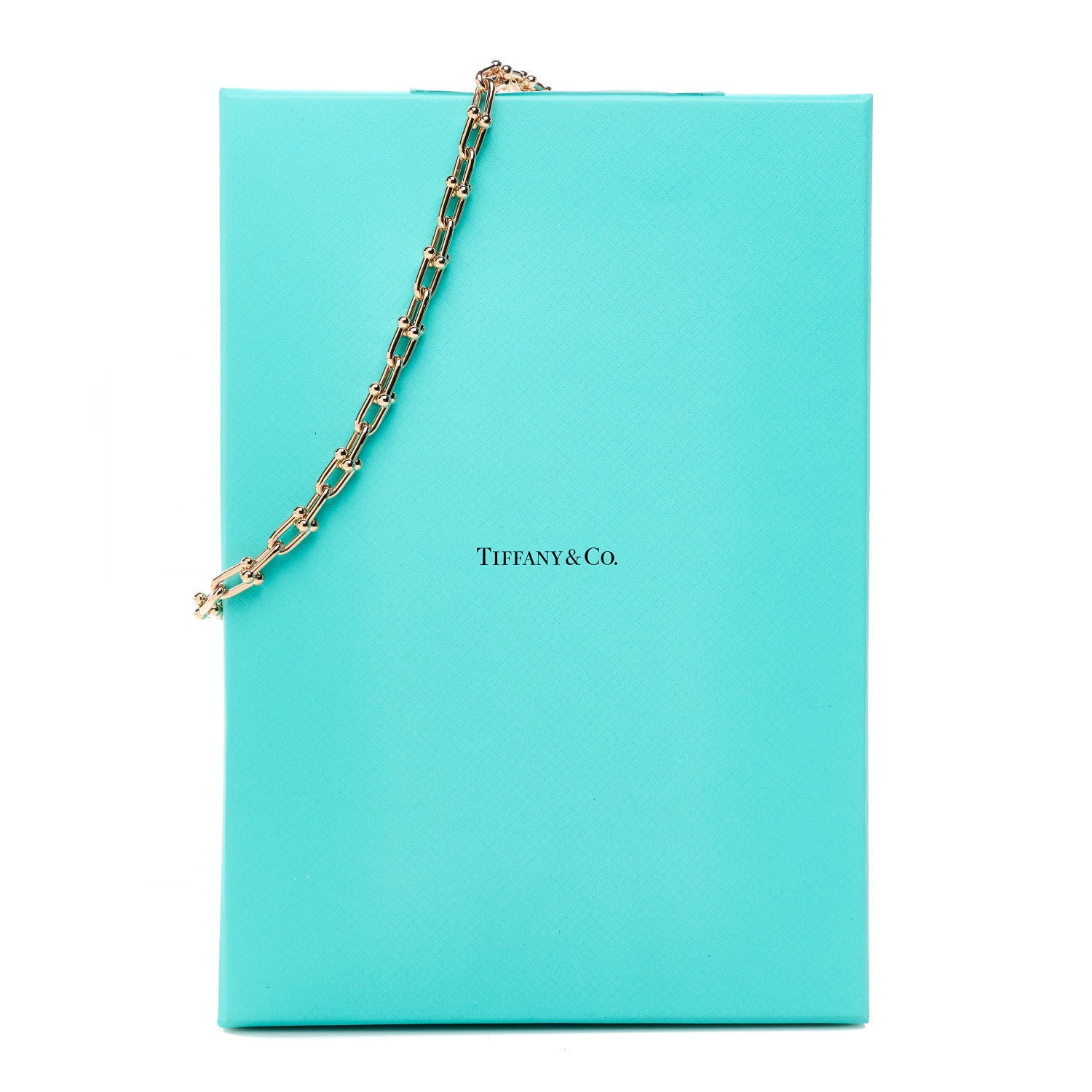 Tiffany 18K Rose Gold Medium HardWear Link Necklace 6 of 6