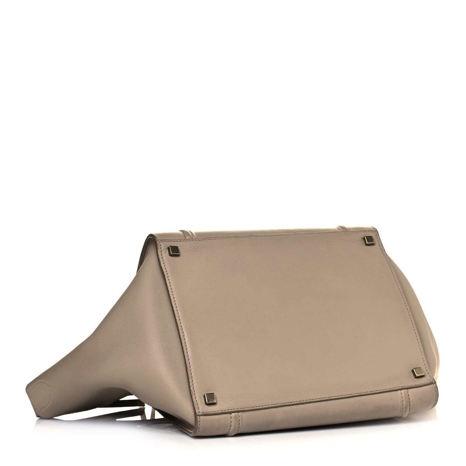 Celine Supple Calfskin Medium Phantom Luggage Beige 4 of 11