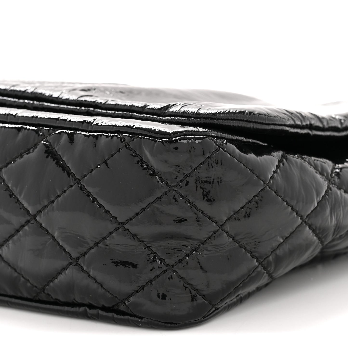 Vinyl Medium Rock and Chain Flap Black