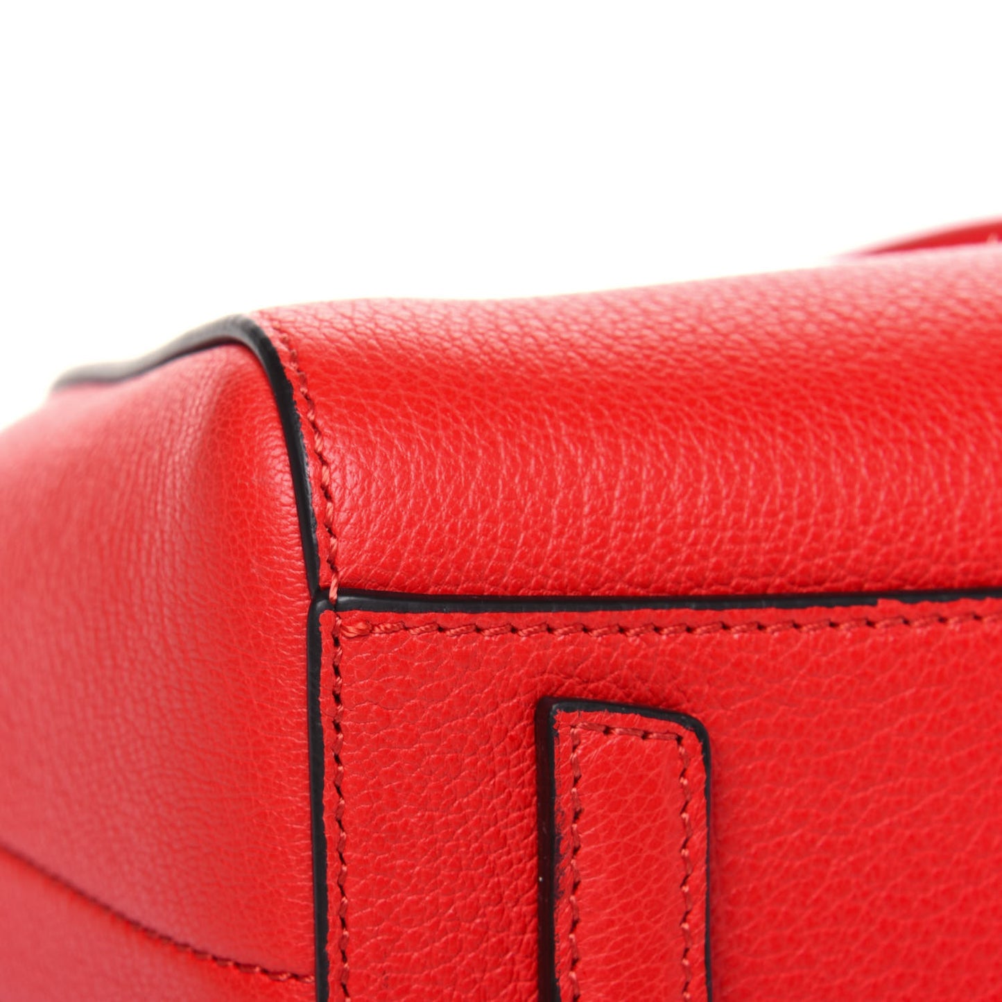 Sugar Goatskin Mini Antigona Pop Red