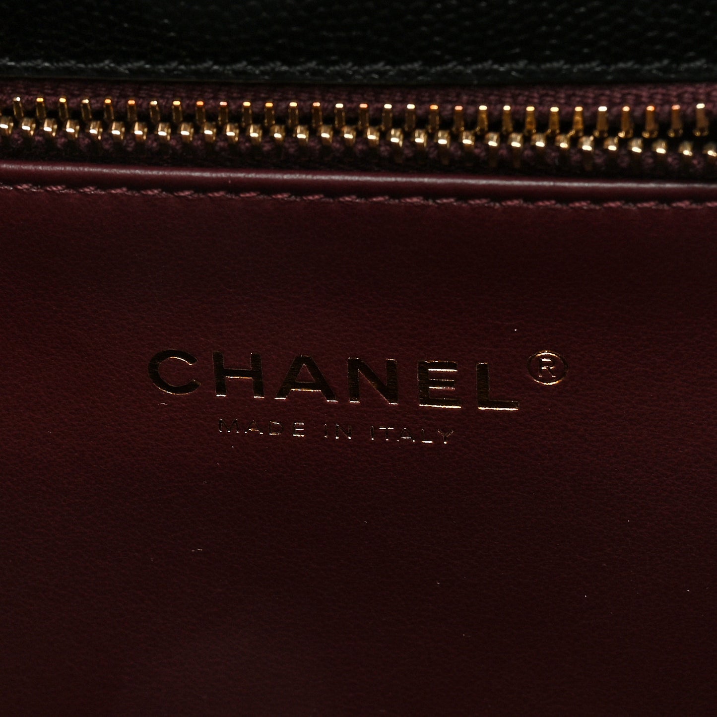 Caviar Quilted Chain Backpack Black