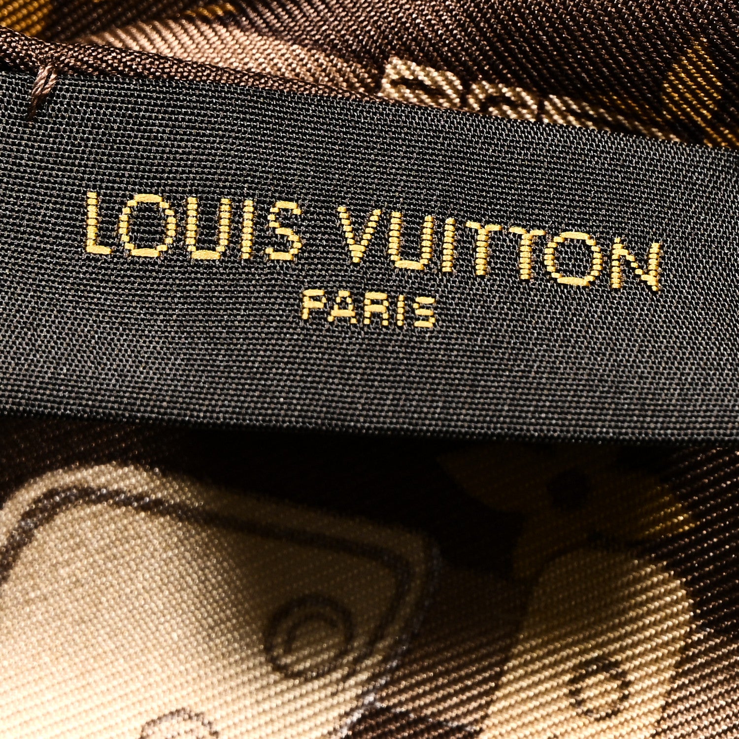 Louis Vuitton Silk Monogram Trunks Square Scarf Marroon 3 of 4