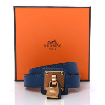 Hermes Swift O'Kelly Double Tour Bracelet T1 Deep Blue 6 of 6