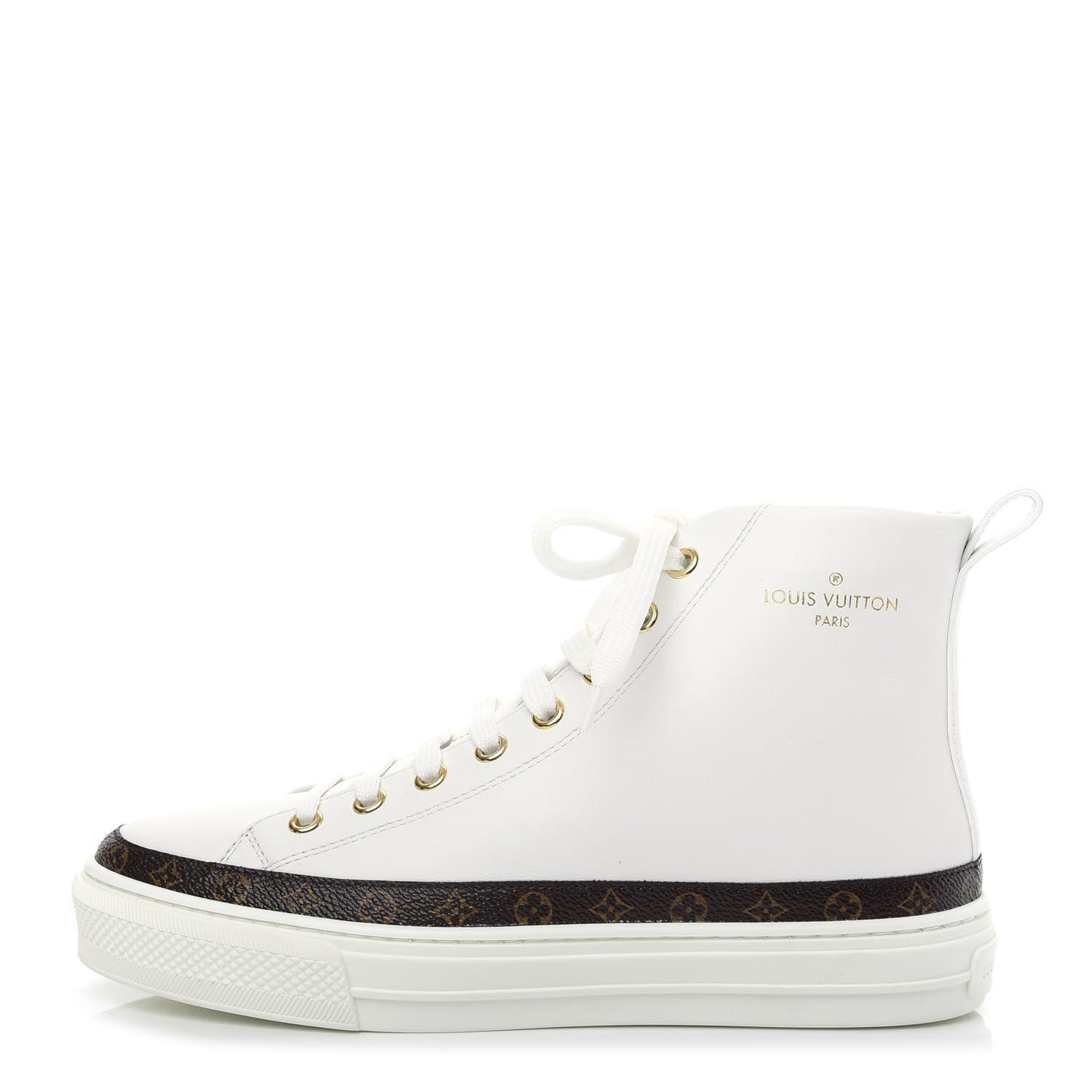 Monogram Stellar Sneaker Boots 35.5 White