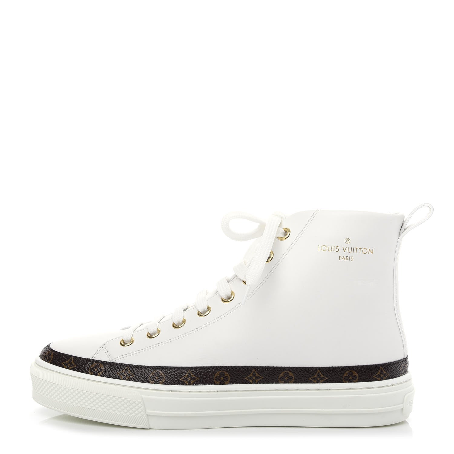 Louis Vuitton Monogram Stellar Sneaker Boots 35.5 White 1 of 12