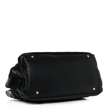 Chanel Iridescent Calfskin Large In the Mix Tote Black 4 of 11